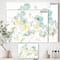 Designart - Aqua Rose Natural Element - Farmhouse Premium Canvas Wall Art